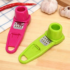 Pack of 2 Mini Garlic Cutter & Grater – Manual Garlic Crusher Tool | Easy Ginger & Garlic Mincer