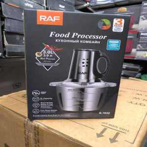 RAF Food Chopper 3L R7032 – Electric Meat & Vegetable Chopper | Powerful Kitchen Processor