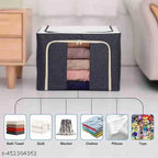 Fouji Storage Bag – Large Capacity Clothes Organizer with Zipper Cover