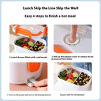 Electric Heated Lunch Box – Portable Food Warmer for Office & Travel