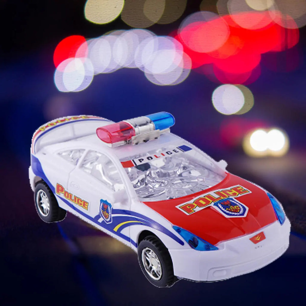 Police Wagon Car Toy for Kids – Light & Sound Police Racing Car