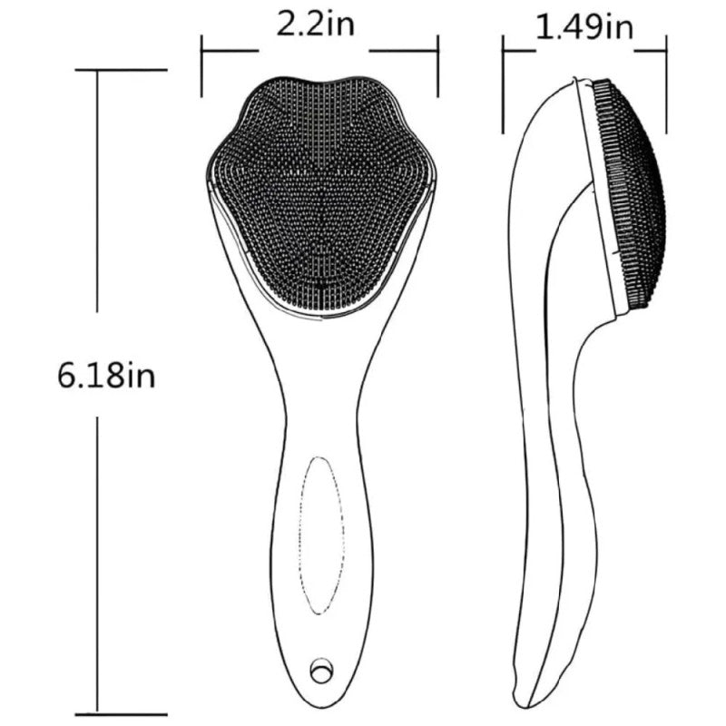 Silicone Face Scrubber Brush – Deep Cleansing Facial Brush