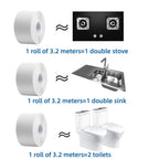 PVC Sealing Strip Tape – Waterproof Kitchen & Bathroom Gap Seal (Self-Adhesive)
