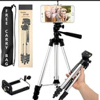 Adjustable Mobile & Camera Tripod Stand – Portable Lightweight Tripod