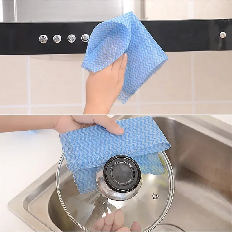 Kitchen Cleaning Tissue Roll (Small) – Reusable Dish Cleaning Cloth | Multi Purpose Kitchen Wipes
