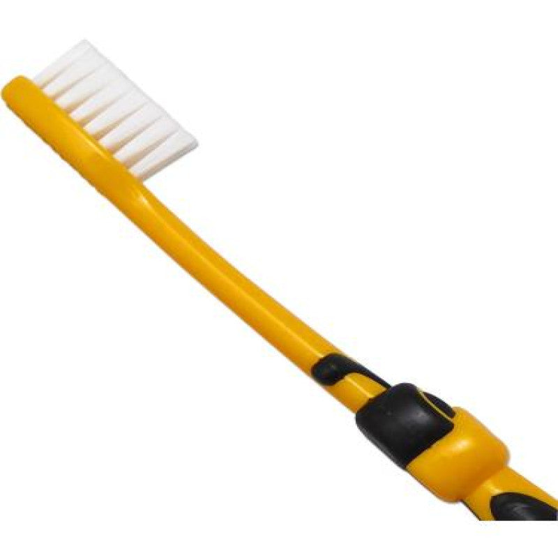 Pack of 2 Bumblebee Kids Toothbrush with Suction Cup – Soft Bristles Cartoon Brush for Children