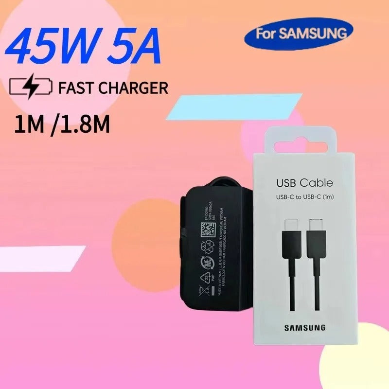 Samsung USB Type-C Cable – Fast Charging & Data Sync (Durable Original Quality)