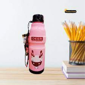 Pack of 2 Panda Kids School Water Bottle – 450ML Cartoon Bottle