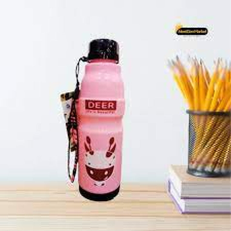Pack of 2 Panda Kids School Water Bottle – 450ML Cartoon Bottle
