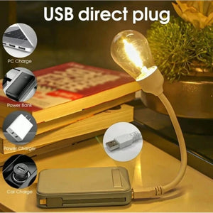 S14 USB LED Bulb – Flexible Portable Night Light | Energy Saving