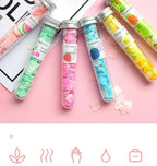 Pack of 3 Flower Paper Soap Tube – Portable Travel Hand Wash Sheets 🌸✨