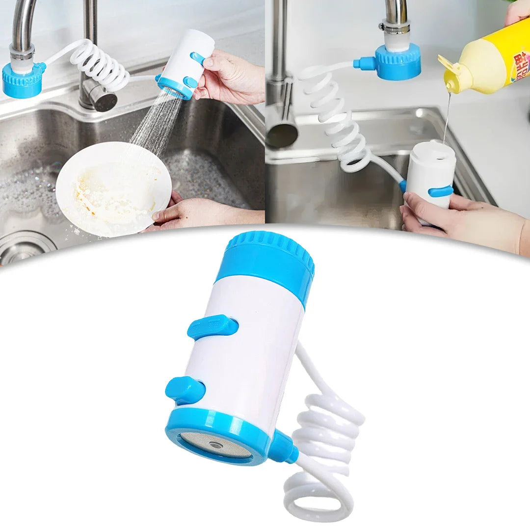 Multi-Functional Faucet Extender – Kitchen Tap Shower with Foam & Spray Modes