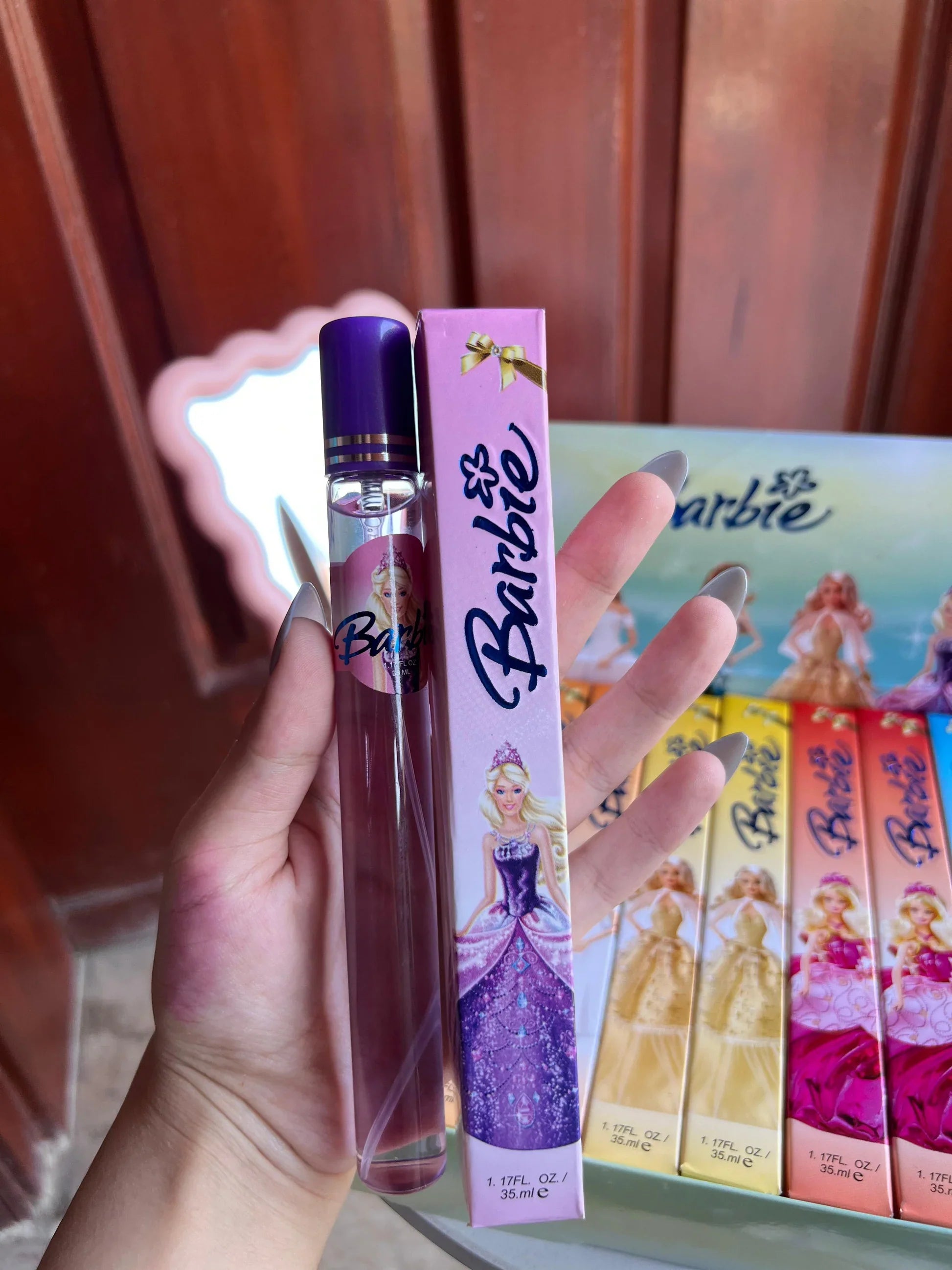 Mini Pen Perfume Pack of 5 – Cute Travel Size Long Lasting Fragrance Set for Girls