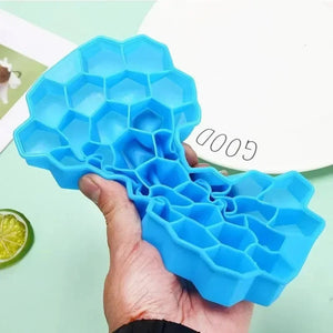 Silicone Ice Cube Tray with LED Effect – Flexible Ice Mold for Drinks | Reusable Ice Cube Maker