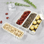 Fresh Keeping Storage Box (Large) – Multi Compartment Fridge Organizer for Fruits & Vegetables