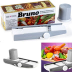 Bruno Vegetable Chopper & Slicer – Manual Multi Cutter | Adjustable Kitchen Slicer for Vegetables & Fruits