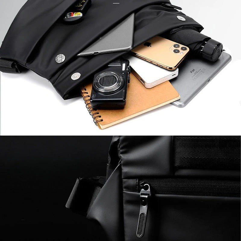 Imported 2 in 1 premium leather cross body travel bag