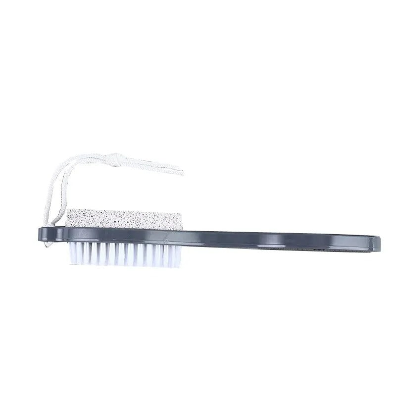 4-in-1 Foot Filer & Scrubber – Callus Remover, Dead Skin Cleaner & Pedicure Brush Tool