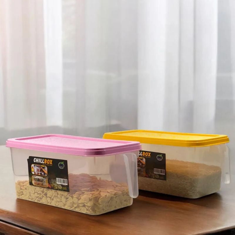 Chill Box Fridge Storage Container – Airtight Food Storage Box with Lid | Multi-Purpose Refrigerator Organizer