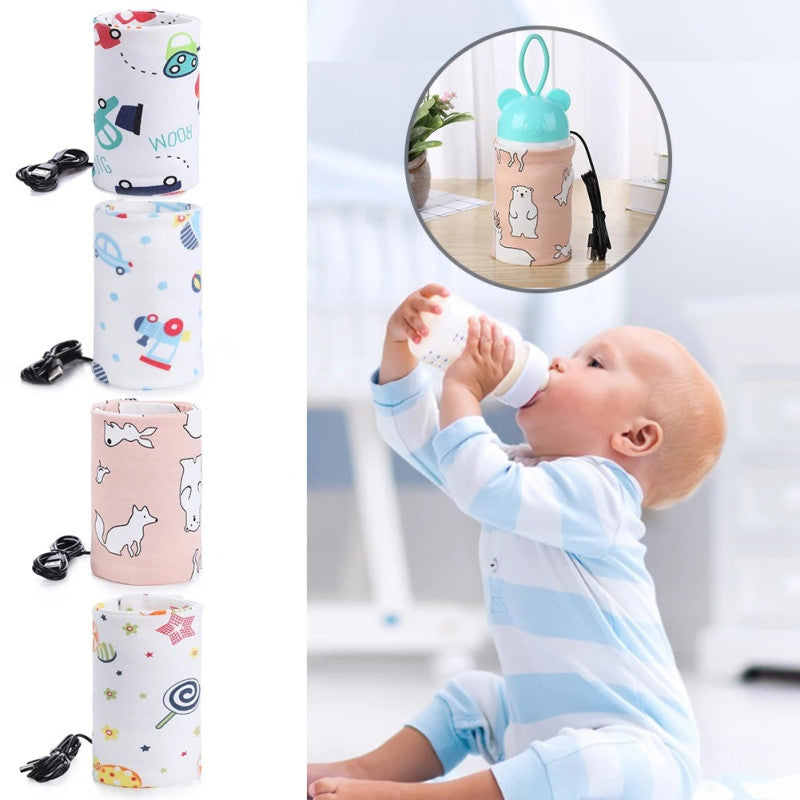 USB Baby Bottle Warmer | Portable Feeder Milk Heater for Travel