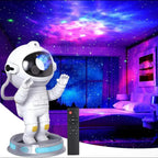 LED Astronaut Galaxy Projector Lamp – Rotating Star Night Light with Adjustable Projection