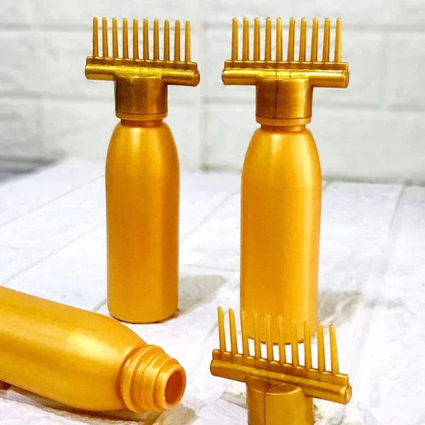 Pack of 2 Oil Comb Bottle – Multi-Purpose Hair & Root Applicator