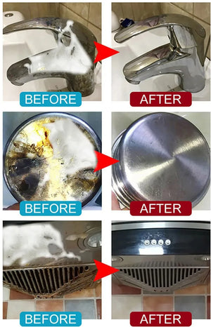 Kitchen Bubble Cleaner Spray – Powerful Grease & Burn Remover | Multi Surface Foam Cleaner