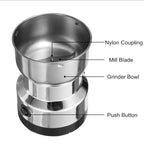 Silver Crest 2 in 1 Blender – 150W Dual Layer Grinder & Juicer | Compact Kitchen Machine