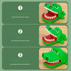 Crocodile Teeth Game Toy | Funny Bite Finger Family Game for Kids