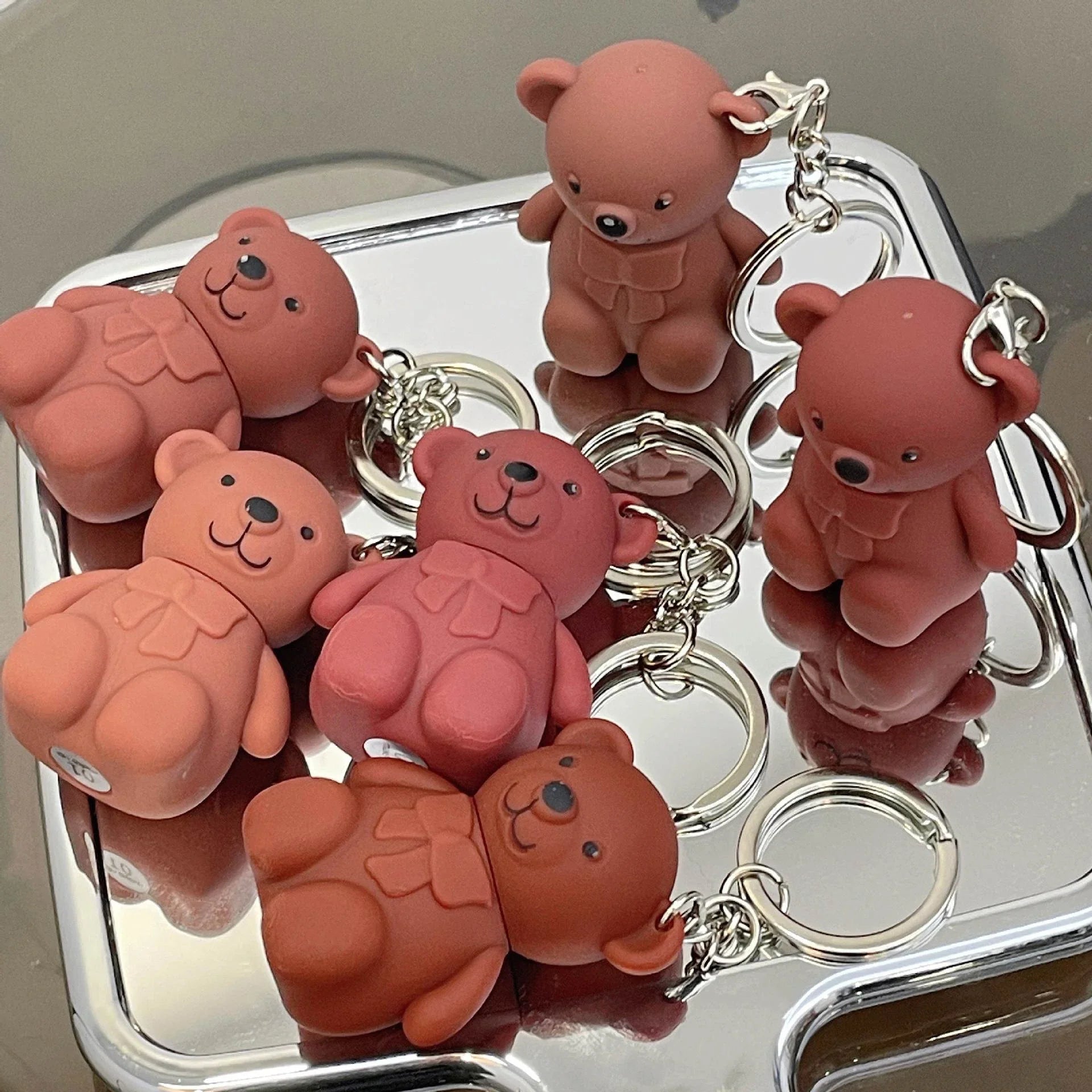 Teddy Bear Lip Gloss Pack of 6 – Cute Mini Lip Gloss Set