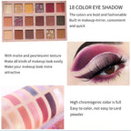 Nude Eyeshadow Palette – Matte & Shimmer Natural Eye Makeup Kit