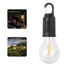 Solar Camping LED Bulb – Rechargeable Hanging Light for Outdoor, Emergency & Load Shedding