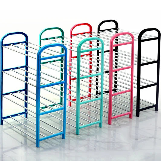 4 Tier Shoe Rack – Space Saving Shoe Organizer Shelf for Home & Entryway