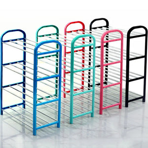 4 Tier Shoe Rack – Space Saving Shoe Organizer Shelf for Home & Entryway