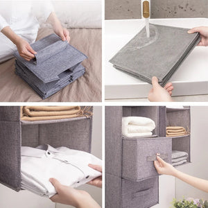 5 Layer Hanging Almari Organizer – Foldable Closet Storage Bag
