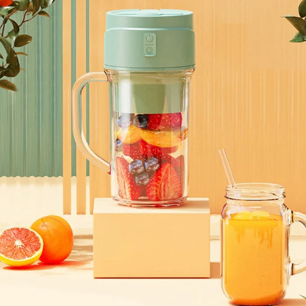 Portable Crusher Juicer Blender – Rechargeable Smoothie Maker Bottle (USB)