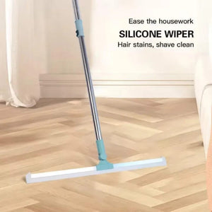 Magic Floor Wiper Brush – Slip Wiper Broom | 2-in-1 Water Scraper & Floor Cleaner