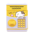 Kids Cartoon ATM Piggy Bank | Password Money Saving Box with Sound