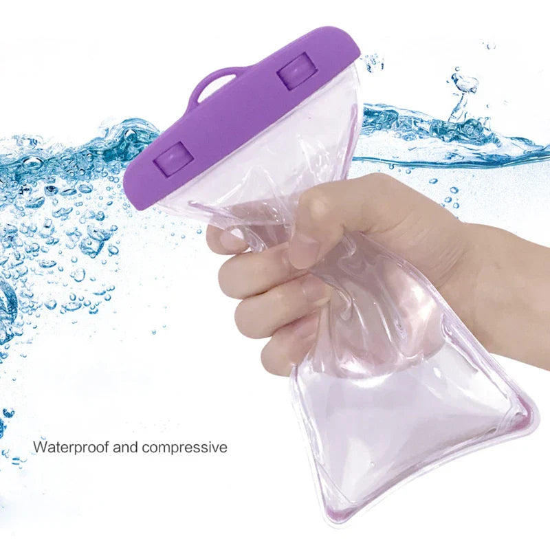 Pack of 2 Waterproof Mobile Pouch – Universal Touch Screen Phone Case (Waterproof Cover)