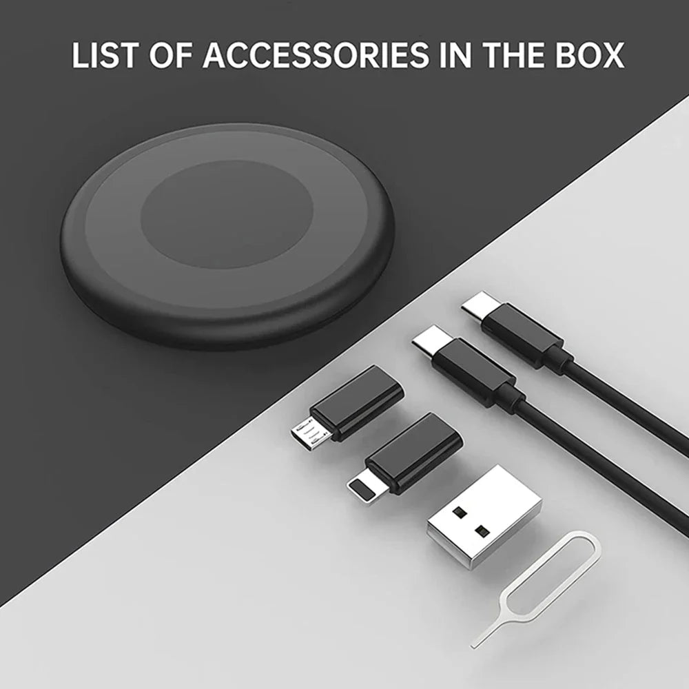 5-in-1 Data USB Charging Cable Storage Box – Multi Cable Kit with SIM Adapter & Ejector Pin