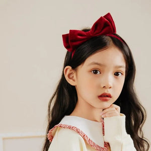 Pack of 3 Kids Girls Bow Hairband with 2 Bow Clips – Cute Hair Accessories Set