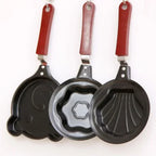 Mini Nonstick Egg Frying Pan – Cute Shape Omelette & Pancake Maker | Heart, Star & Cartoon Design Pan