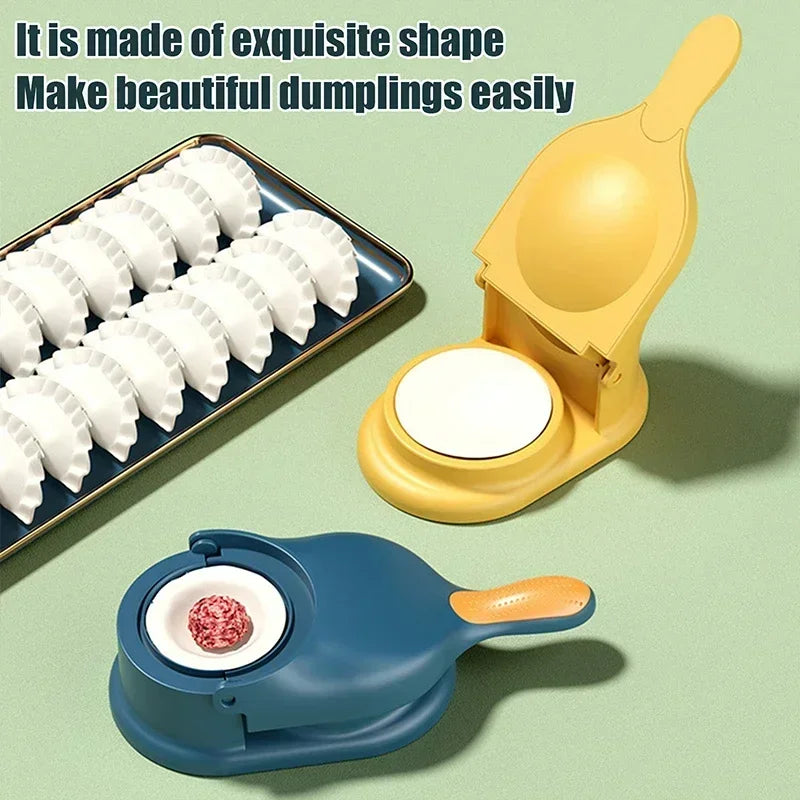2 in 1 Dumpling & Samosa Maker – DIY Kitchen Tool | Easy Gujiya, Momos & Samosa Mould Press