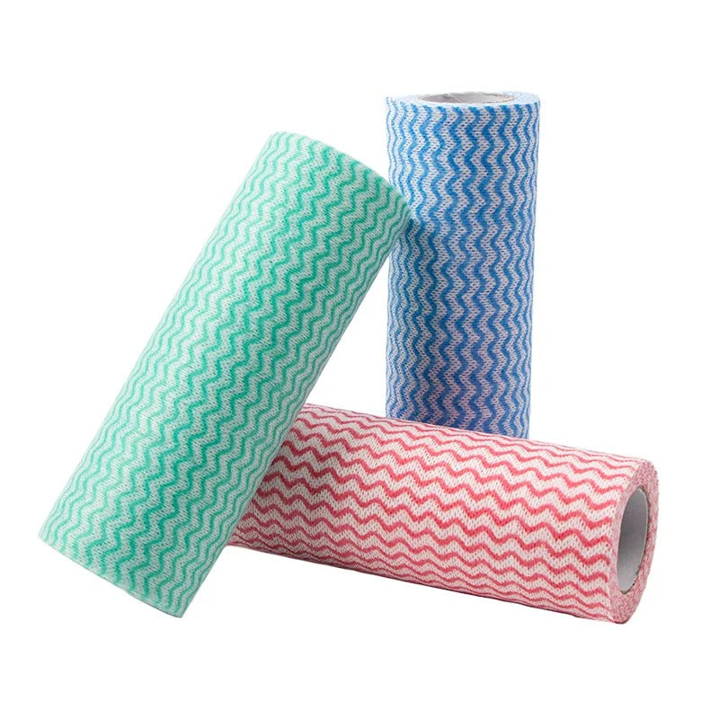 Reusable Kitchen Tissue Roll (BIG Size) – Super Absorbent Cleaning Cloth Roll