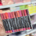 Matte Lip Crayon Pencil – Long Lasting Smooth Lipstick Pencil (Big Size)