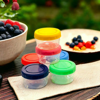 Food Storage Containers Pack of 6 – Airtight Mini Storage Boxes | Kitchen & Lunch Storage Set
