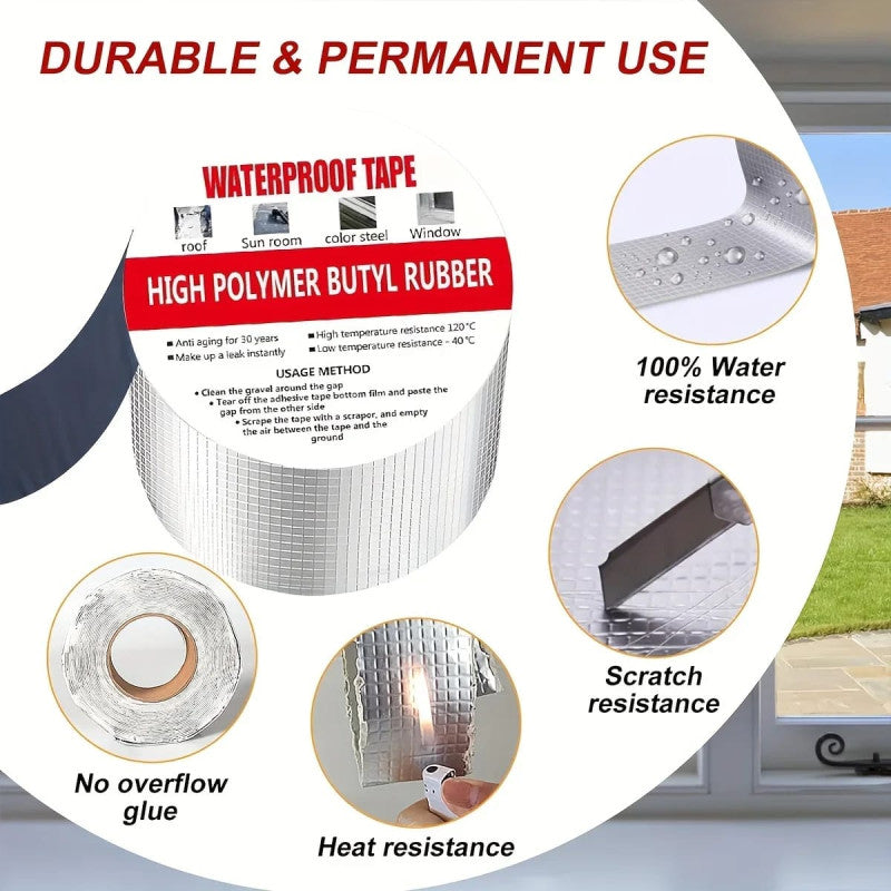 Waterproof Tape (Big Size) – Heavy Duty Butyl Leak Repair Sealing Tape