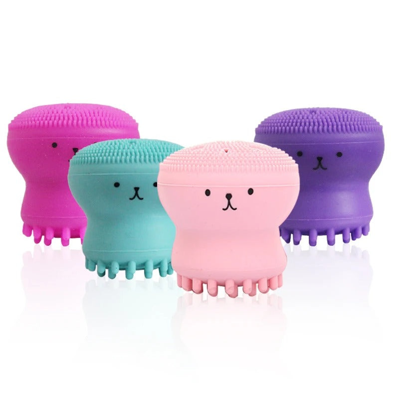 Octopus Facial Cleansing Brush – Silicone Face Scrubber & Deep Pore Massager