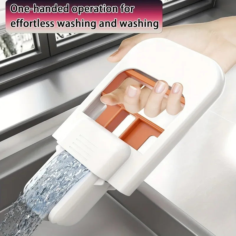 Mini Sponge Mop – Portable Self-Squeezing Cleaner | Compact Handheld Mop for Quick Cleaning