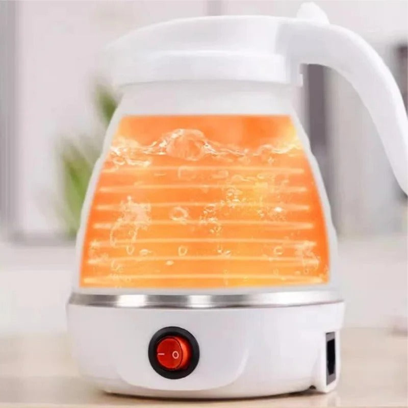 Foldable Electric Kettle – Portable Silicone Travel Kettle | Fast Boiling Mini Water Heater